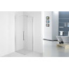 Kabina CREATIVE kwadratowa 80x80x200 transparent Lewa CleanGLASS CHROM