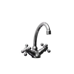 Bateria RETRO umyw.st. 2-uchwyt. chrom