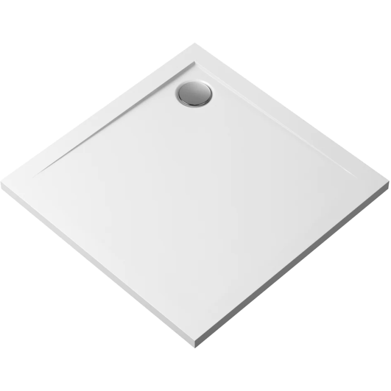 Brodzik posadzkowy kwadratowy GEOS struktura kamienia 80x80 OUTLET