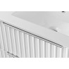 Astor  Zestaw szafka z umywalką AMY biały 60 cm ryflowany uchwyty chrom