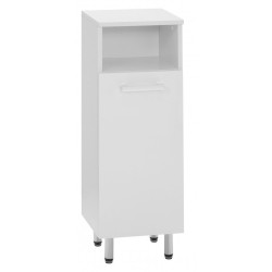 Astor Półsłupek stojący Lupo biały połysk 30x84x35,2 cm