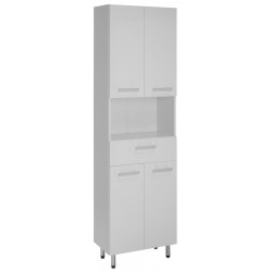 Astor szafka stojąca słupek Lupo Biały Połysk 180 cm - Nowoczesny Design | Łatwy Montaż