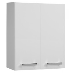 Astor LUPO Szafka łazienkowa wisząca biała półka 50 cm biały połysk