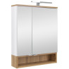 Astor Lustrzana Szafka Astor Nelle 60 cm, LED & Gniazdko, drewno