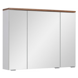 Astor Lustrzana Szafka Wisząca SPEK 80 cm trzy drzwiowa