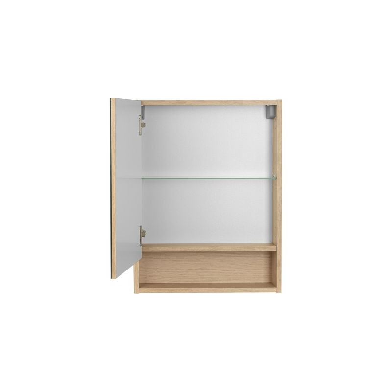 Astor Szafka Łazienkowa ARIA 50cm, Wisząca z Lustrem, Dąb Vicenza