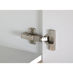 Astor Półsłupek SPEK 35 cm stojący drewno i biel