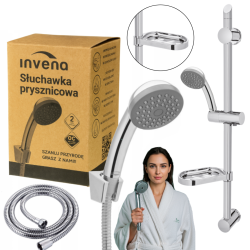 Zestaw natryskowy mini EOL słuchawka z wężem 150cm oraz uchwytem i drążkiem