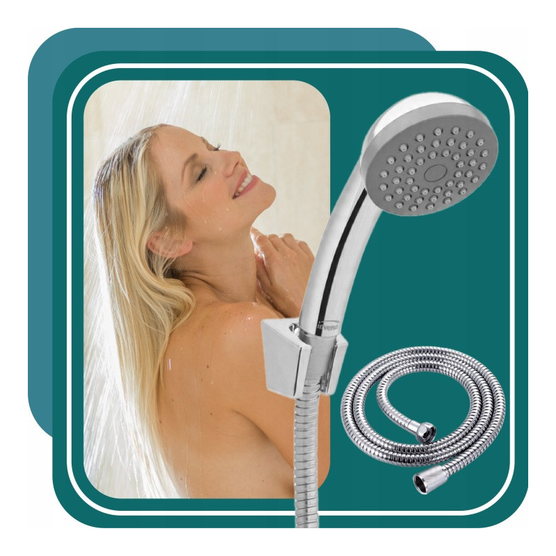 Zestaw natryskowy mini EOL słuchawka z wężem 150cm oraz uchwytem i drążkiem