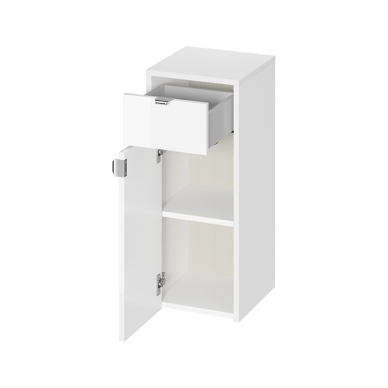 Półsłupek meblowy łazienkowy wiszący Cersanit OVIDA 30 biały 30x30x72cm