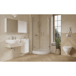 Półsłupek meblowy łazienkowy wiszący Cersanit OVIDA 30 biały 30x30x72cm