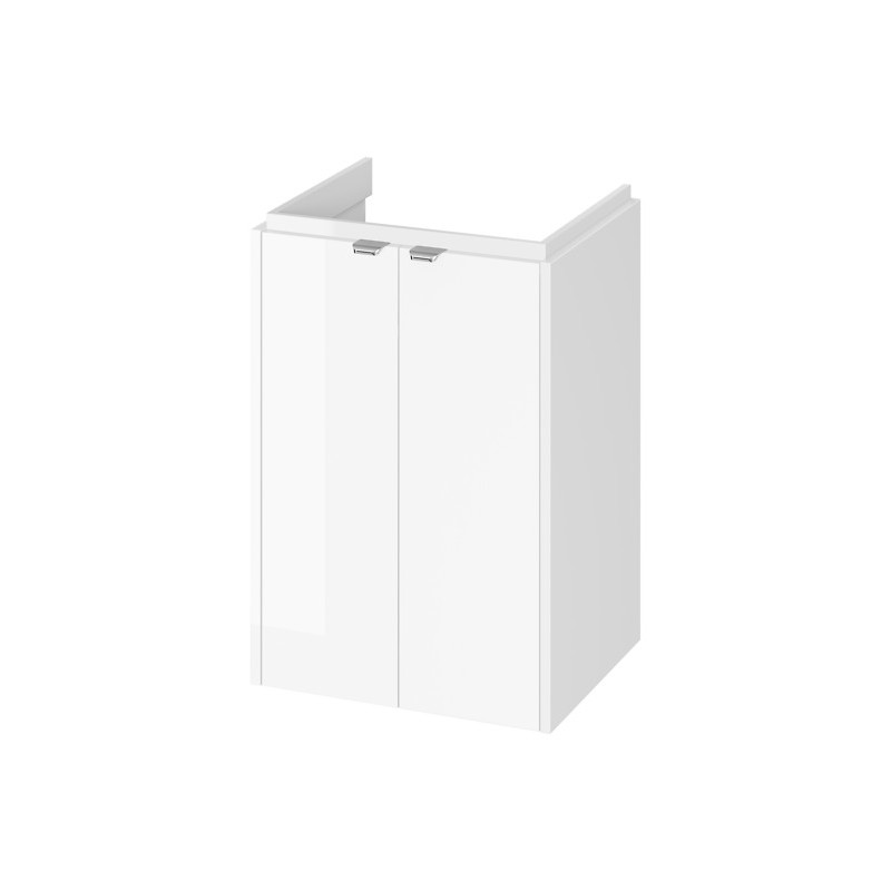 Zestaw szafka wisząca łazienkowa z umywalką Cersanit OVIDA 50 biała