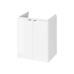 Zestaw szafka wisząca łazienkowa z umywalką Cersanit OVIDA 60 biała