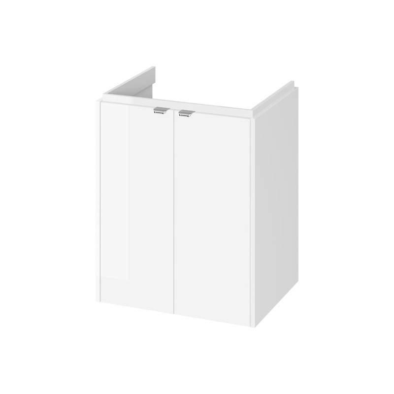 Zestaw szafka wisząca łazienkowa z umywalką Cersanit OVIDA 60 biała