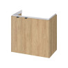 Zestaw szafka wisząca z umywalką Cersanit OVIDA 80 dąb hikora szafka cargo