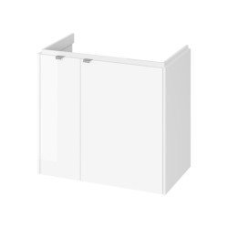 Zestaw szafka wisząca z umywalką Cersanit OVIDA 80 biała z szafką cargo