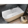 Wanna wolnostojąca narożna prawa Crea 170X82 Cersanit +SYFON CHROM S301-330