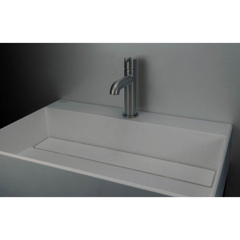 Deante Silia bateria umywalkowa titanium