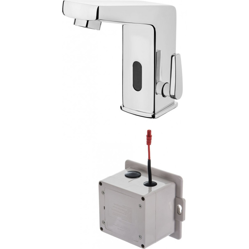 Deante Sensor bateria umywalkowa regulowana chrom sensorowa