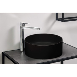 Bateria Umywalkowa Chromowana Elegance Plus - Wysoka, Jednouchwytowa, Mosiężna