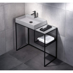 Deante Arnika bateria umywalkowa titanium