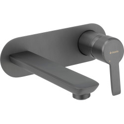 Deante Arnika bateria umywalkowa podtynkowa titanium
