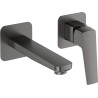 Deante Blur bateria umywalkowa podtynkowa titanium