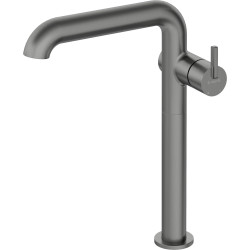 Deante Silia bateria umywalkowa wysoka titanium