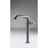 Deante Silia bateria umywalkowa wysoka titanium