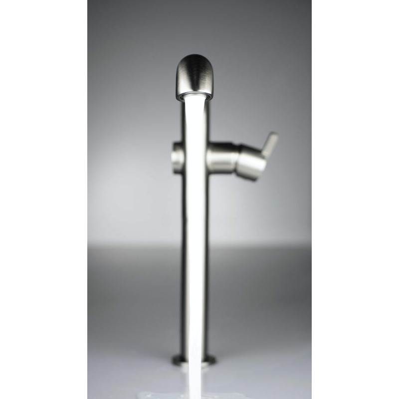Deante Silia bateria umywalkowa wysoka titanium