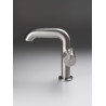 Deante Silia bateria umywalkowa titanium