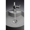 Deante Silia bateria umywalkowa titanium
