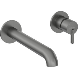 Deante Silia bateria umywalkowa podtynkowa titanium