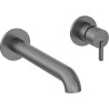 Deante Silia bateria umywalkowa podtynkowa titanium