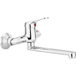 Deante bateria Lobo chrom umywalkowa ścienna
