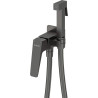 Deante Blur bateria bidetowa podtynkowa titanium