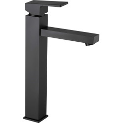Elegancja i Funkcjonalność: Wysoka Bateria Umywalkowa Nero Mosiądz 321mm z Korek Click-Clack