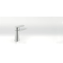 Elegancka Bateria Umywalkowa w Chromie – Jednouchwytowa z Mosiądzu, Korek Click-Clack W Zestawie