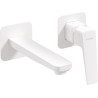 Deante Blur bateria umywalkowa podtynkowa bianco