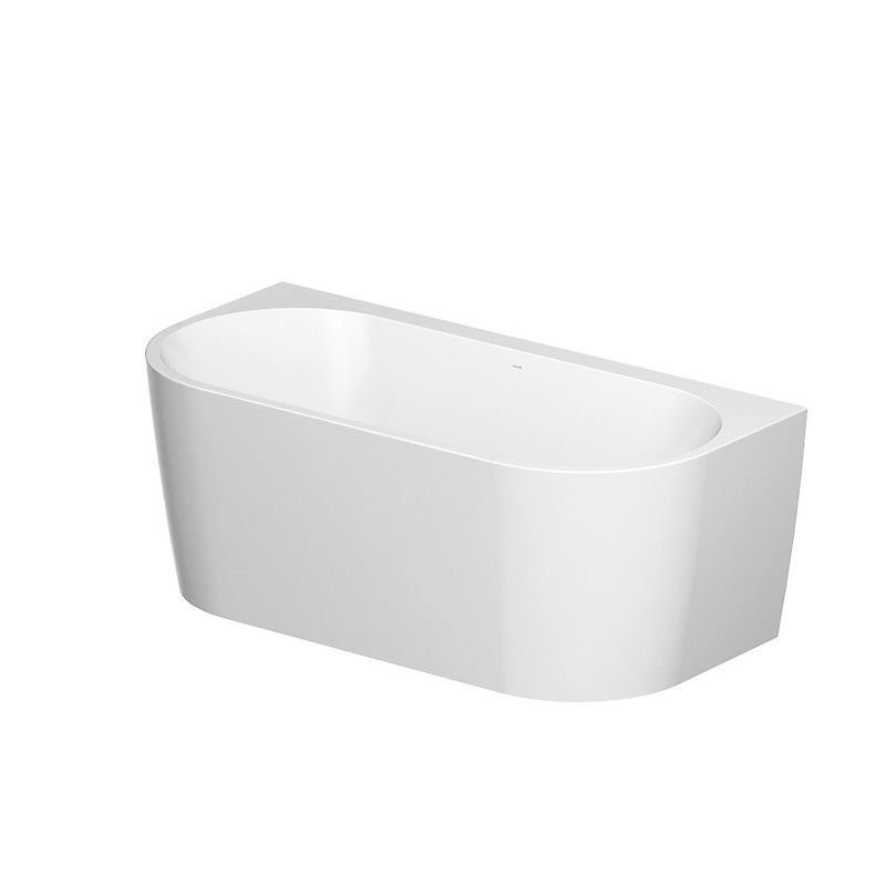 Wanna wolnostojąca przyścienna akryl Cersanit Crea 150x80 syfon chrom 3w1