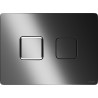 Przycisk PNEUMATYCZNY CERSANIT SQUARE GUN METAL SZCZOTKOWANY K3042-006 aqua