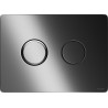 Przycisk PNEUMATYCZNY CERSANIT CIRCLE GUN METAL SZCZOTKOWANY K3040-002 aqua