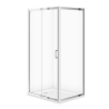 Cersanit ARTECO Kabina prostokątna chrom 100x80x190cm szkło transparentne