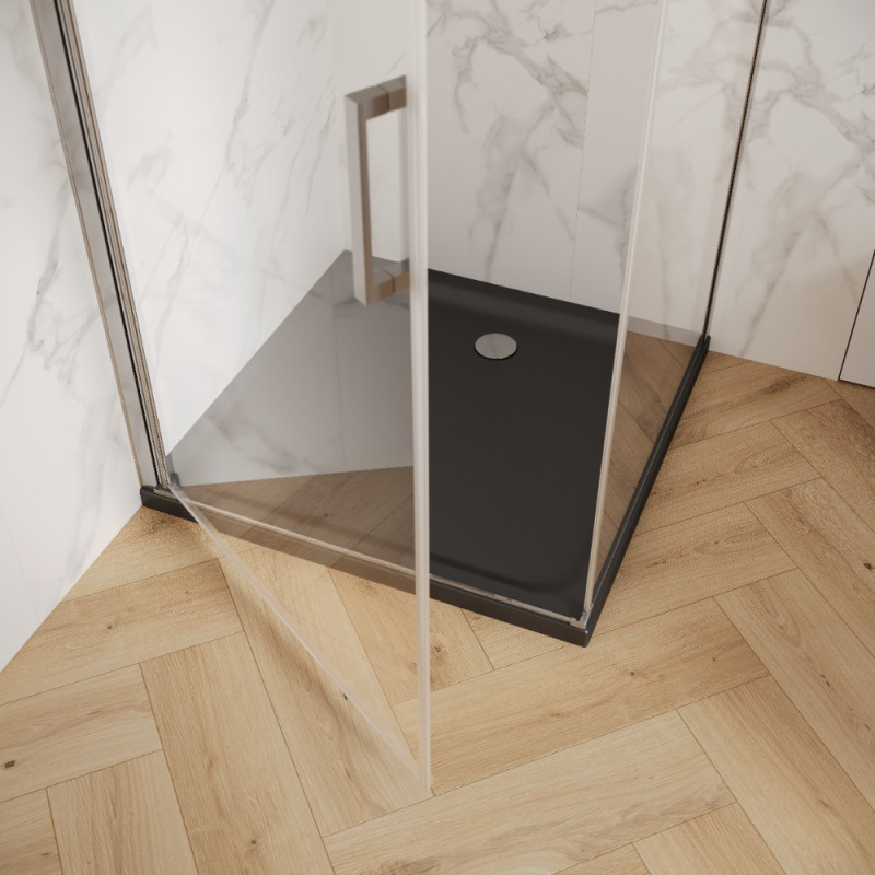 Cersanit MODUO kabina prysznicowa prostokątna chrom 90x80x195cm drzwi otw