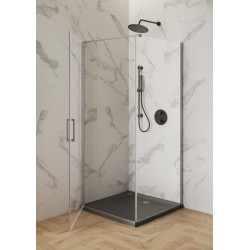 Cersanit MODUO kabina prysznicowa prostokątna chrom 90x80x195cm drzwi otw