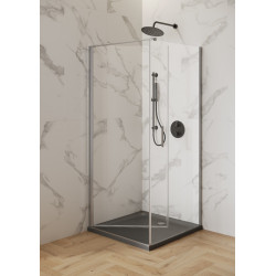 Cersanit MODUO kabina prysznicowa prostokątna chrom 90x80x195cm drzwi otw