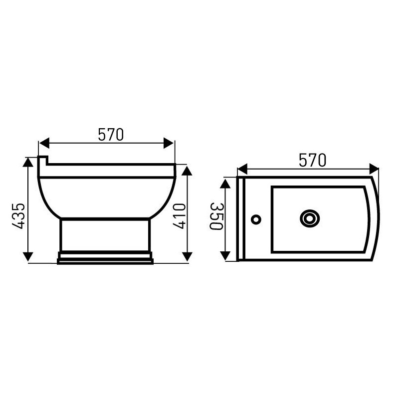 Luksusowy Bidet WC KERRA Kleopatra 12 - Elegancja i Komfort w Twojej Łazience!