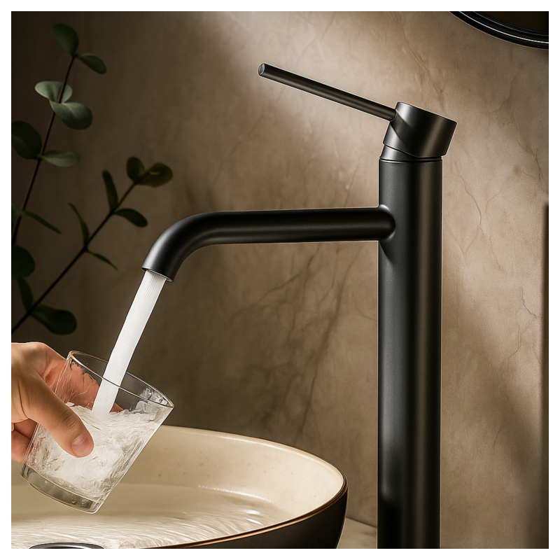Bateria umywalkowa CASCADE model 2 BLACK