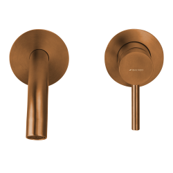 Bateria umywalkowa CASCADE model 3 COPPER