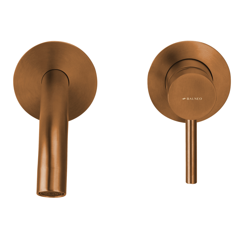 Bateria umywalkowa CASCADE model 3 COPPER